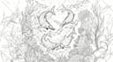 create design a dinosaur cartoon illustration art