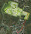 architectural 3d site plan render for real estate property
