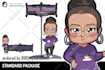 draw a resizable chibi character