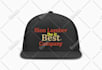 design cap hat artwork, badge and mockup