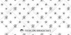 create monogram seamless pattern from your logo