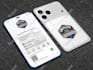 do iphone style business card