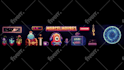 create a pixel art youtube banner and logo for you