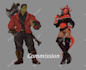 draw medieval fantasy, armor, knights, warriors, original characters