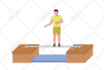 draw flat yoga pose, workout, fitness illustration of people