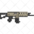 make pixel art guns weapons assets
