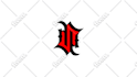 design an initial gothic monogram logo for your brand