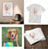 draw line art of your pet illustration in 24 hours