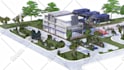 do architecture sketches in high quality