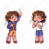 draw anime chibi art in a cute style