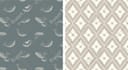 create vector and watercolor floral seamless pattern design