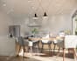 design kitchen in 3d with rendering