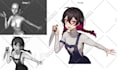 make sfw anime character art and wallpaper