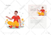 design vector illustration for website or UI app