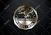 design professional 3d silver badge metallic logo