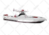 draw your boat into vector art ilustration