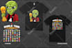 create custom tshirt design clothing brand illustration for your brand or band