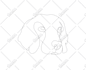 do illustration with continuous line art within 6 hour