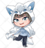 full body chibi art illustration