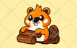 draw cute kawaii hand drawn simple cartoon character for sticker, mascot logo