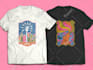 create a unique illustrated merch design