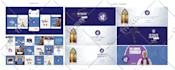 design a minimalist logo social media kit and branding