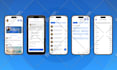 design modern mobile app UI UX and website UI UX in figma