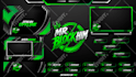 design animated twitch overlay screens and logo
