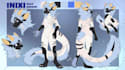 create a furry fursona reference sheet