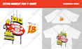 create retro cartoon mascot design for logo or merchandise