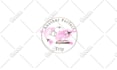 do unique creative feminine signature watercolor logo with branding