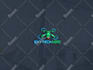 do modern photography camera aerial drone and 3d logo design