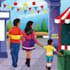 create cute children book illustration in any style