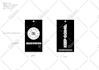 design hang tag or main label for clothing