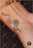 do floral and minimalist tattoo design