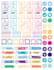 make you a custom printable planner stickers