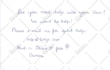 write anything in my cursive handwriting fast