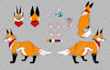draw a ref sheet for your animal oc