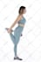 do body face slimming, remove double chin and retouching