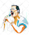 draw a vector line art portrait avatar from your picture