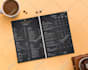 design professional and modern print menu food menu