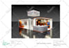 create exhibition stand design 3d rendering