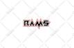 design creative dj,music,text and band logo