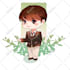 make a cute chibi illustration of your anime oc or idol