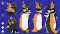 create a reference sheet of your character