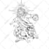 make you a cool engraving style blackwork tattoo design