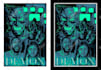 design detailed dark art illustration for t shirt and album cover