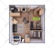 create detailed 3d floor plan render for real estate