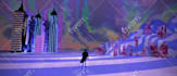 make a retro 3d low poly cgi scene