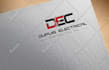 design modern technology and electrical logo